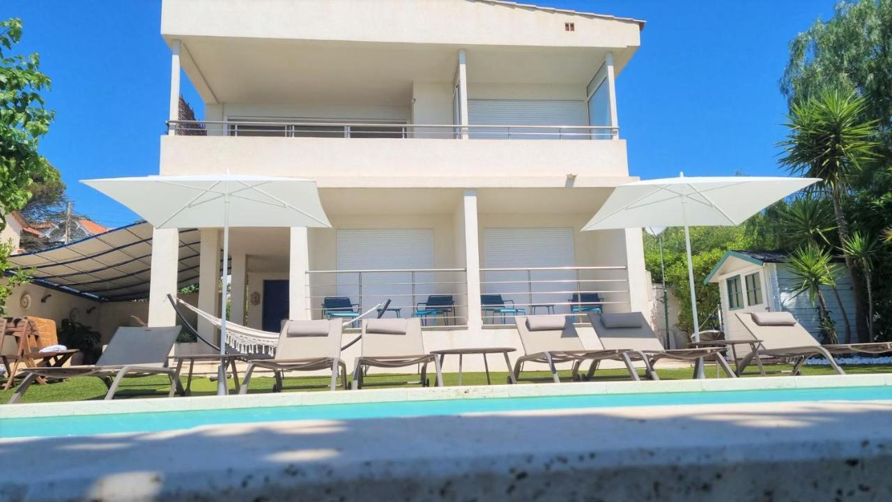 Villa Montfleuri, Vieille Ville A Pieds, Vue Mer, Piscine, 8 Pers Sainte-Maxime Exteriör bild