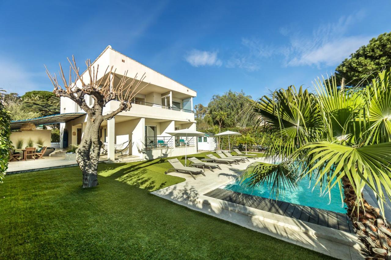 Villa Montfleuri, Vieille Ville A Pieds, Vue Mer, Piscine, 8 Pers Sainte-Maxime Exteriör bild